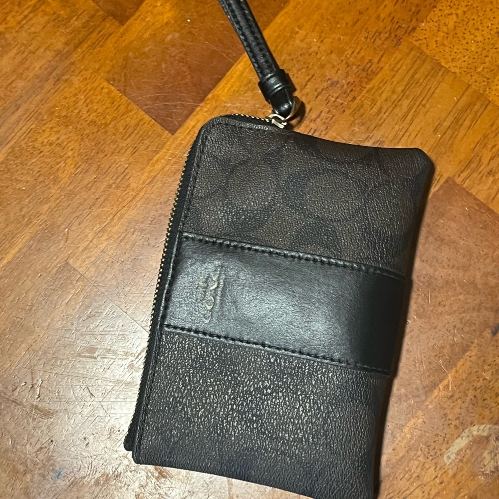 Coach Black Leather Bag